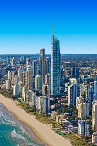 Gold Coast Australia wallpaper 320x480