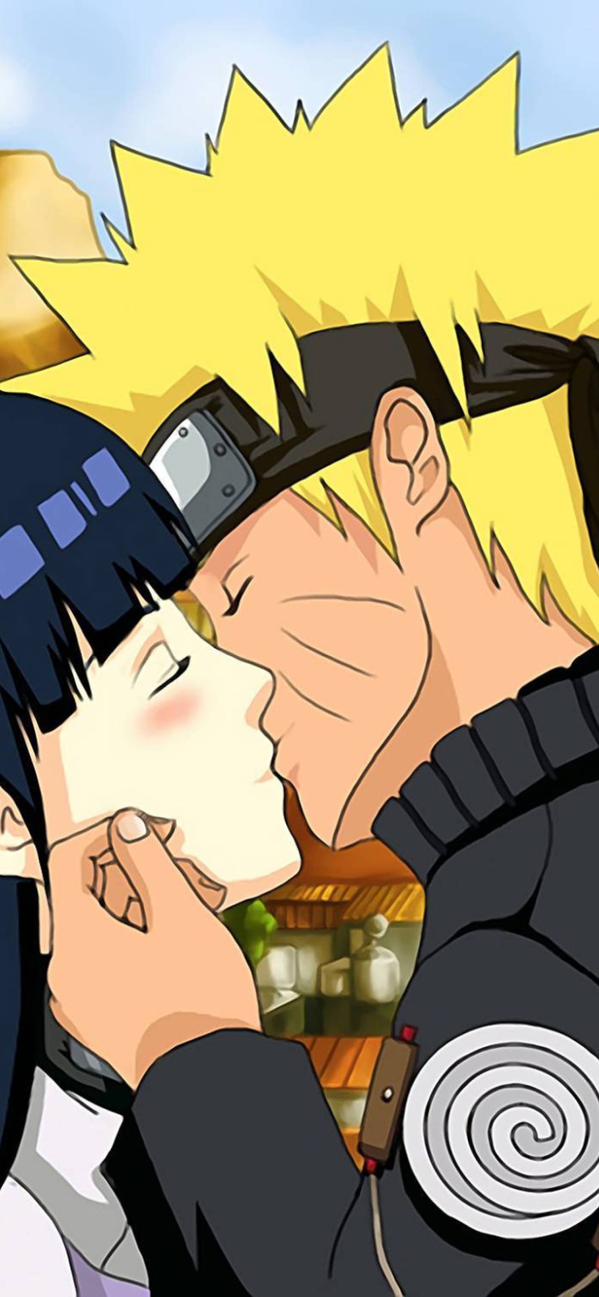 Naruto Anime - Kiss wallpaper 1170x2532