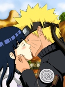 Naruto Anime - Kiss wallpaper 132x176