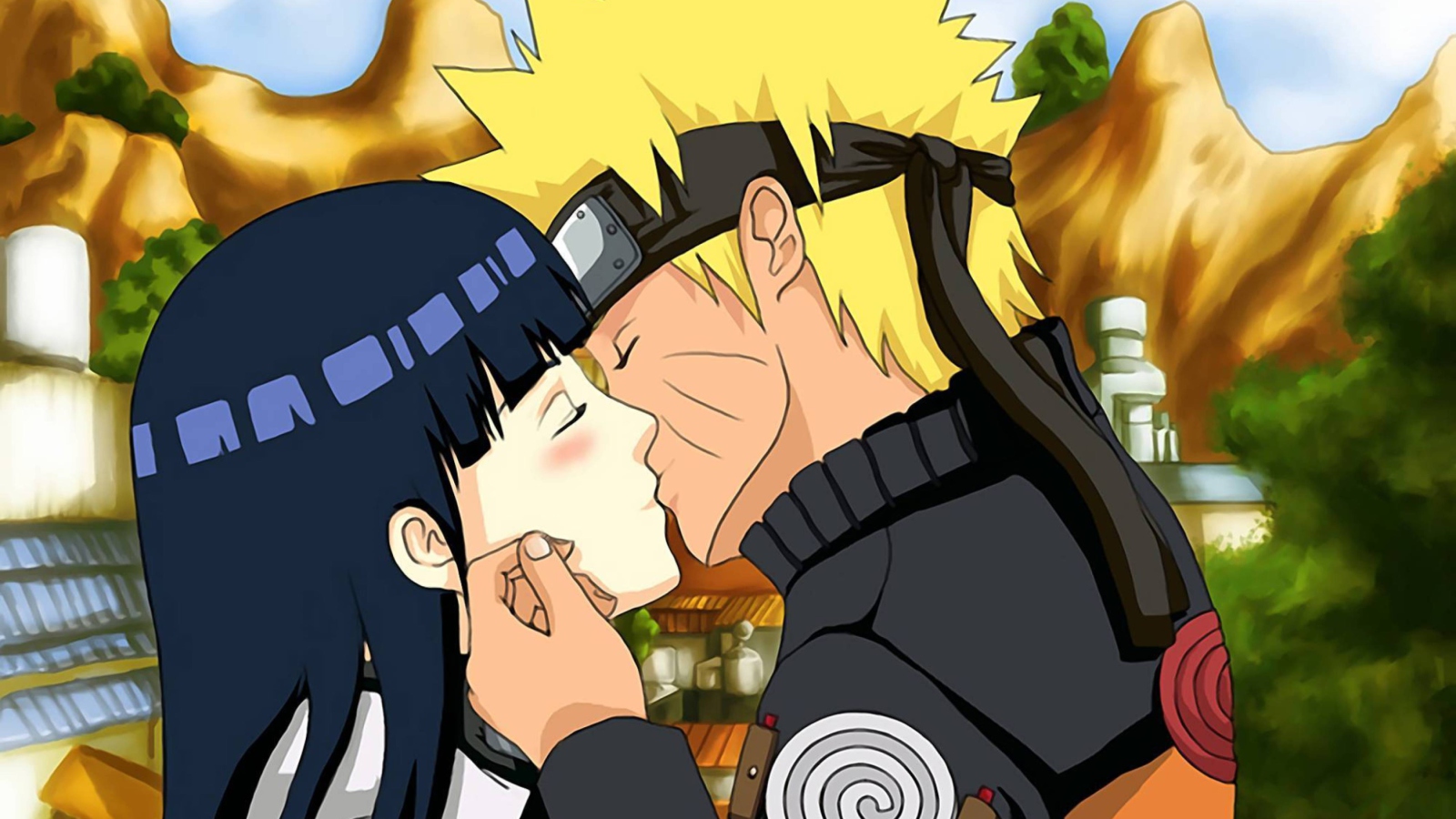 Fondo de pantalla Naruto Anime - Kiss 1600x900