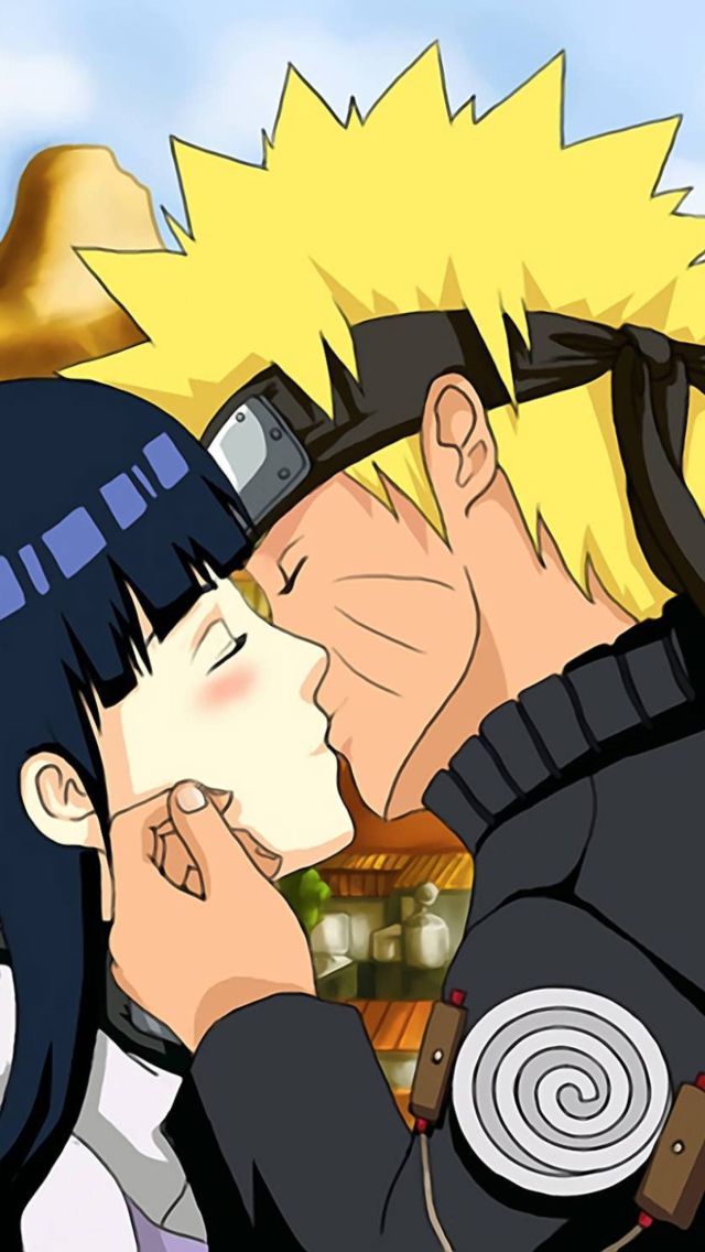 Das Naruto Anime - Kiss Wallpaper 640x1136
