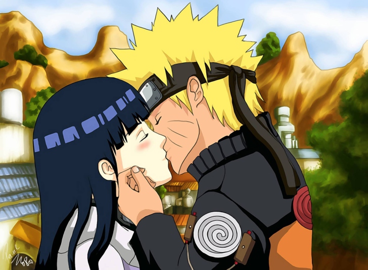 Das Naruto Anime - Kiss Wallpaper