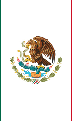 Das Flag of Mexico Wallpaper 240x400