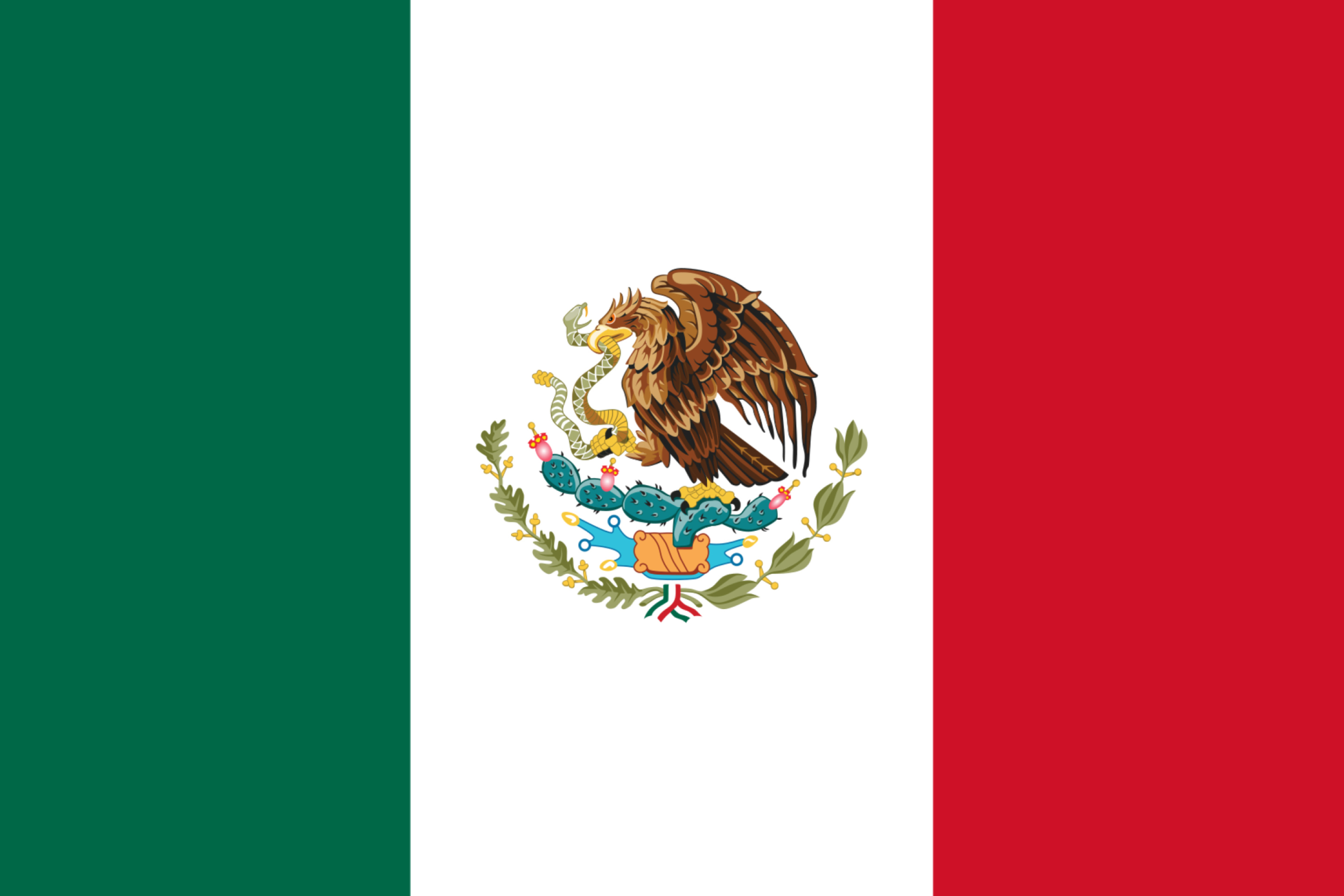 Flag of Mexico wallpaper 2880x1920