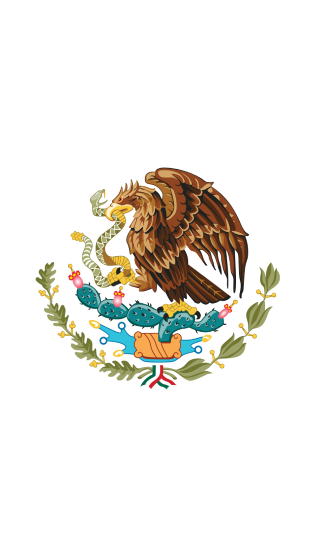 Fondo de pantalla Flag of Mexico 640x1136
