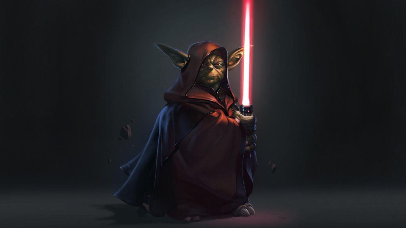 Yoda - Star Wars wallpaper 1366x768