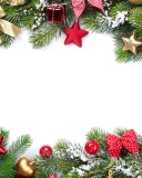 Festival decorate a christmas tree wallpaper 128x160