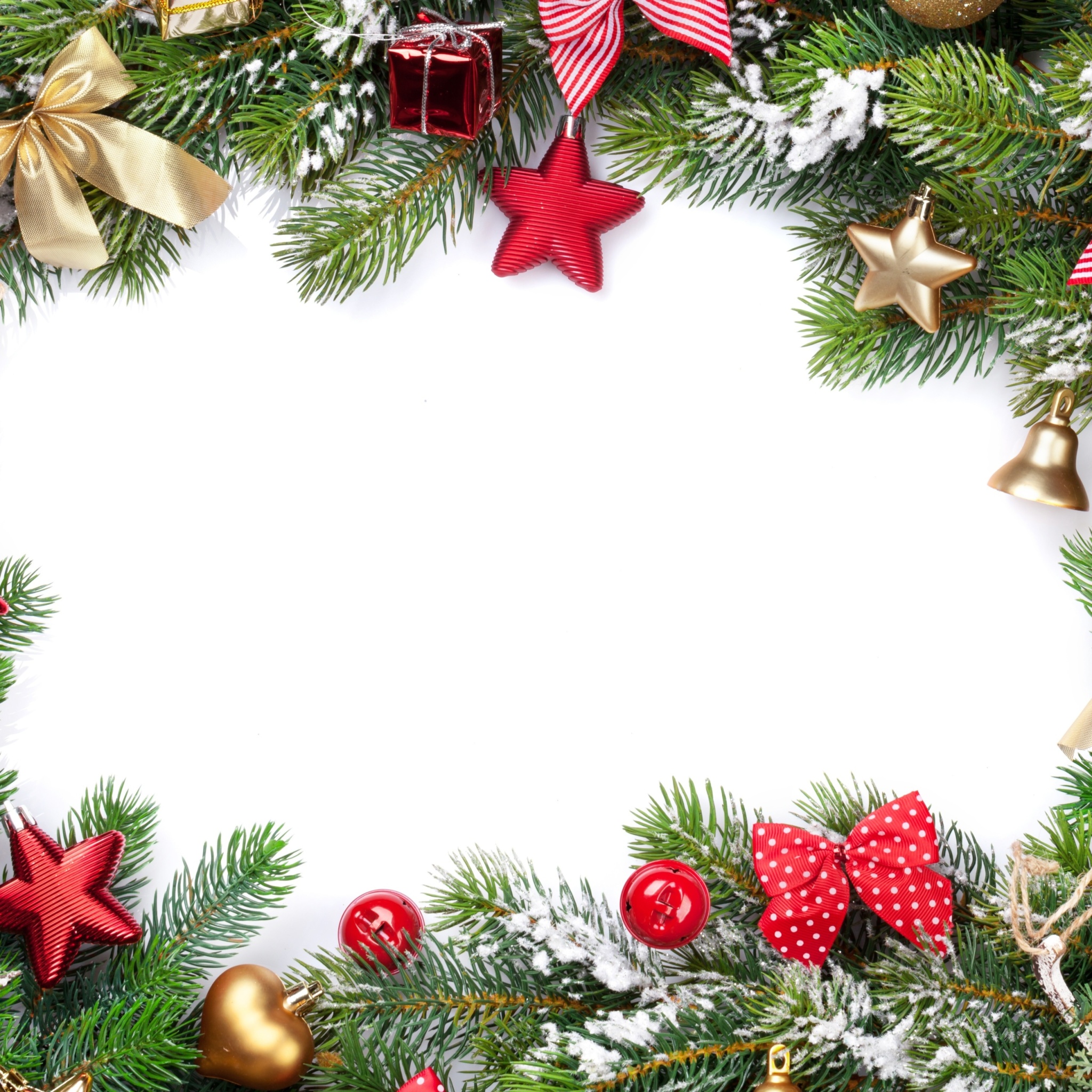 Festival decorate a christmas tree wallpaper 2048x2048