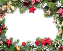 Обои Festival decorate a christmas tree 220x176