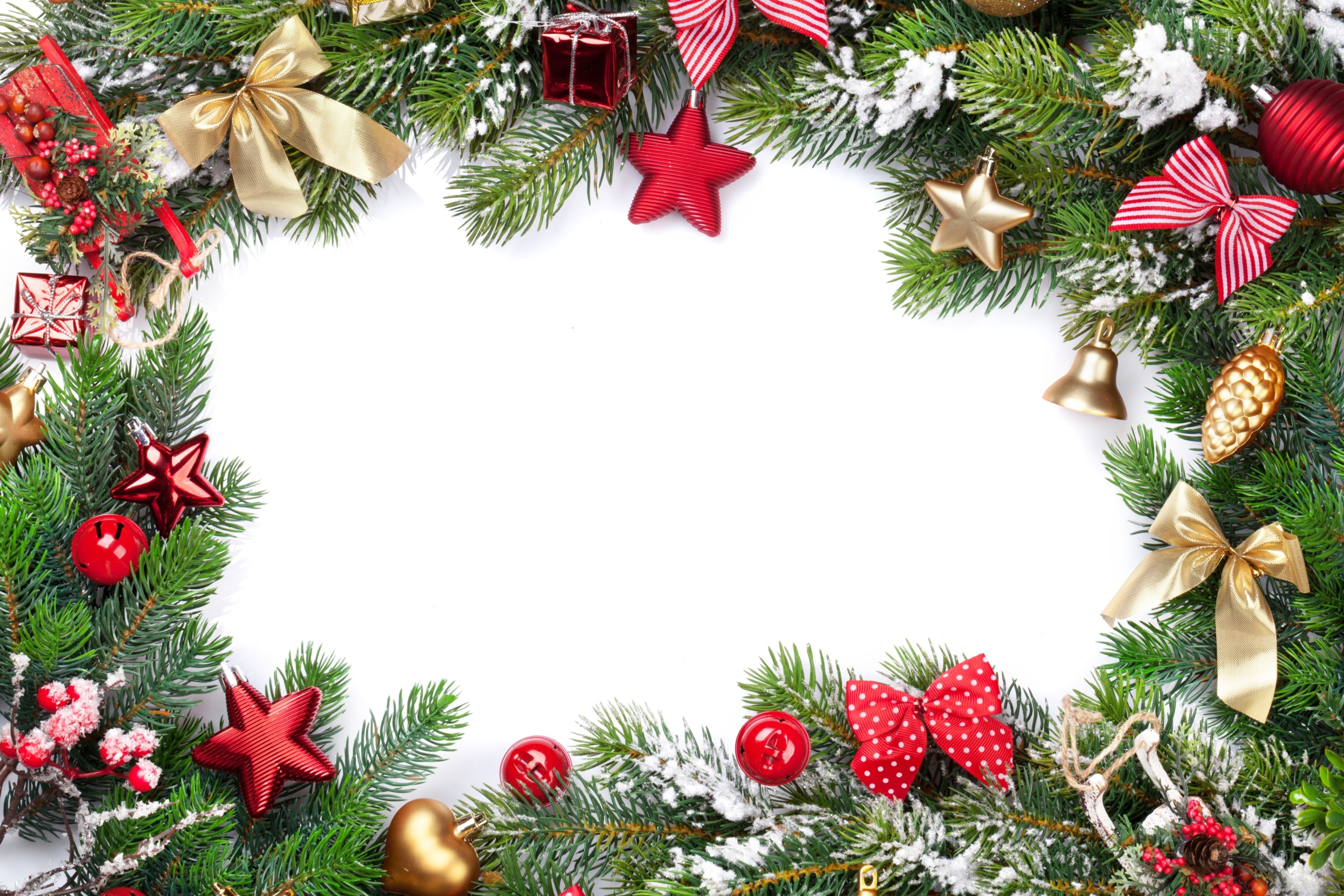Festival decorate a christmas tree wallpaper 2880x1920