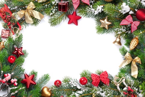 Festival decorate a christmas tree wallpaper 480x320