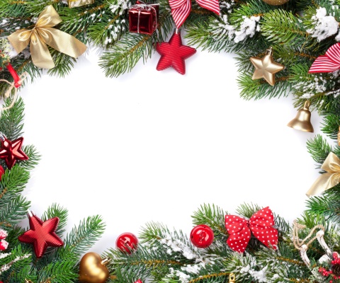 Festival decorate a christmas tree wallpaper 480x400