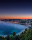 Обои Villefranche sur Mer on French Riviera 128x160