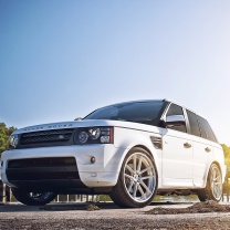 Sfondi White Land Rover Range Rover 208x208