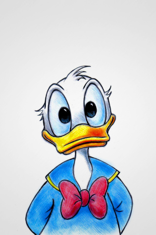 Fondo de pantalla Donald Duck 320x480