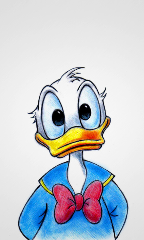 Fondo de pantalla Donald Duck 480x800