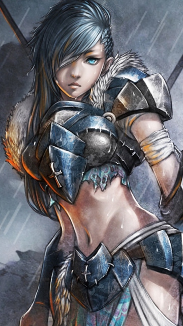 Fondo de pantalla Woman Warrior 360x640