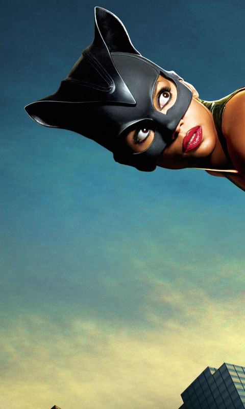 Fondo de pantalla Catwoman Halle Berry 480x800