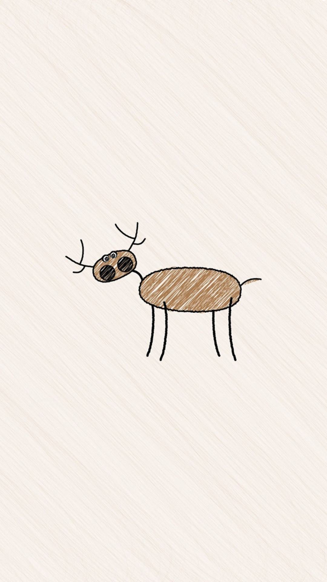 Screenshot №1 pro téma Funny Deer Drawing 1080x1920