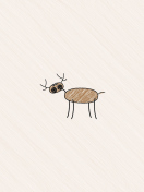 Screenshot №1 pro téma Funny Deer Drawing 132x176