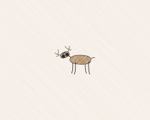 Screenshot №1 pro téma Funny Deer Drawing 220x176