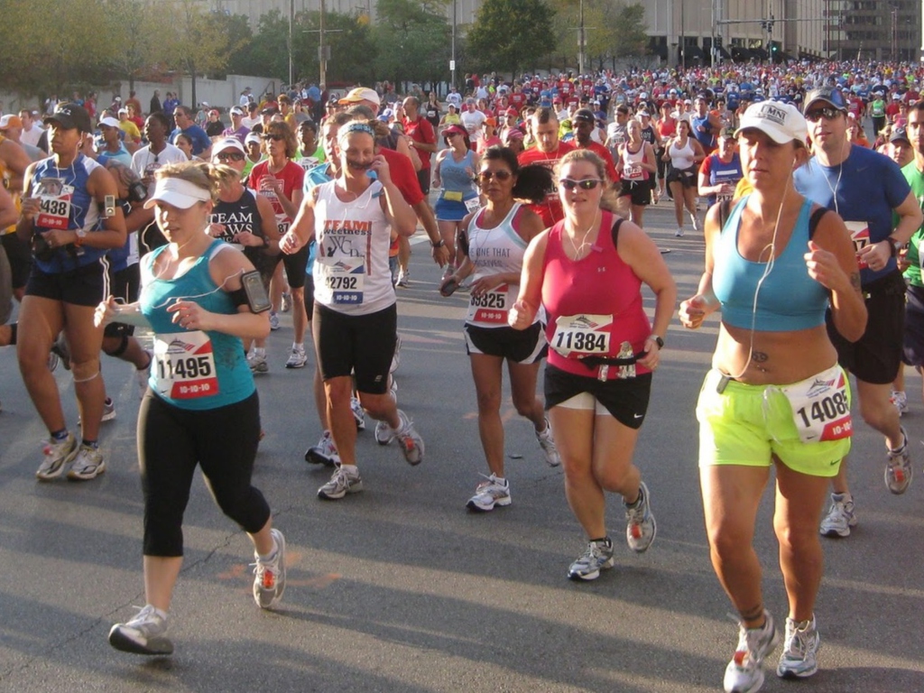 Das Chicago Marathon Wallpaper 1024x768