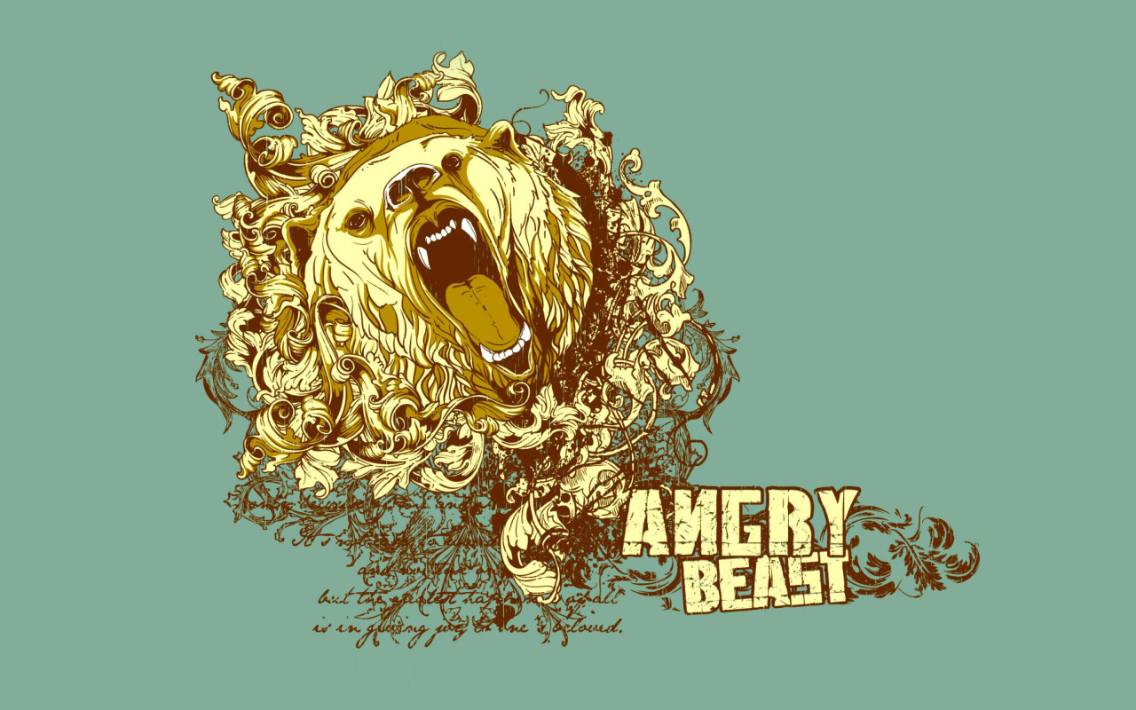 Screenshot №1 pro téma Angry Beast 1280x800