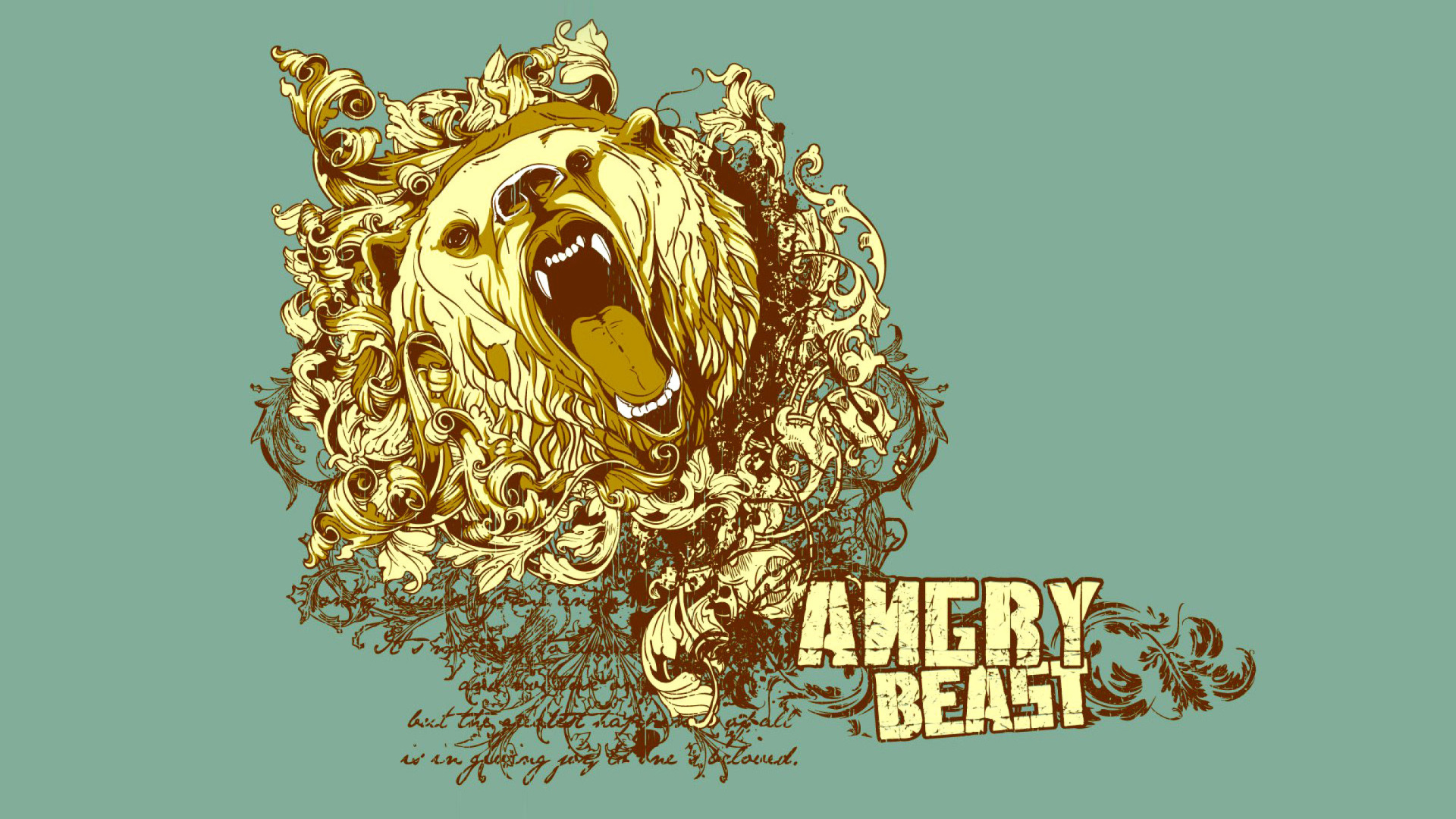 Fondo de pantalla Angry Beast 1920x1080