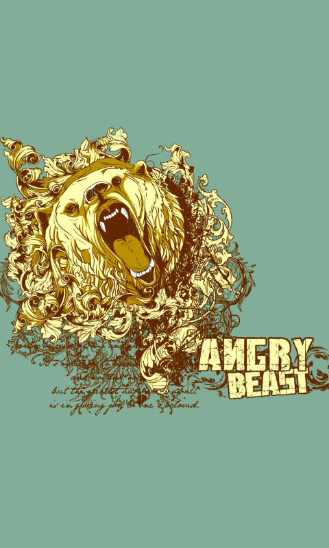 Angry Beast wallpaper 480x800