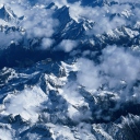 Fondo de pantalla Snowy Mountains 128x128