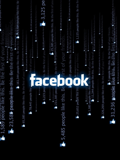 Fondo de pantalla Facebook Matrix 480x640