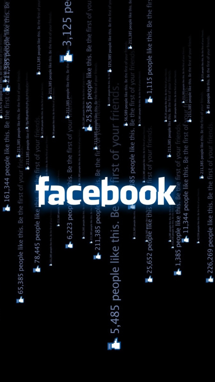 Facebook Matrix wallpaper 750x1334