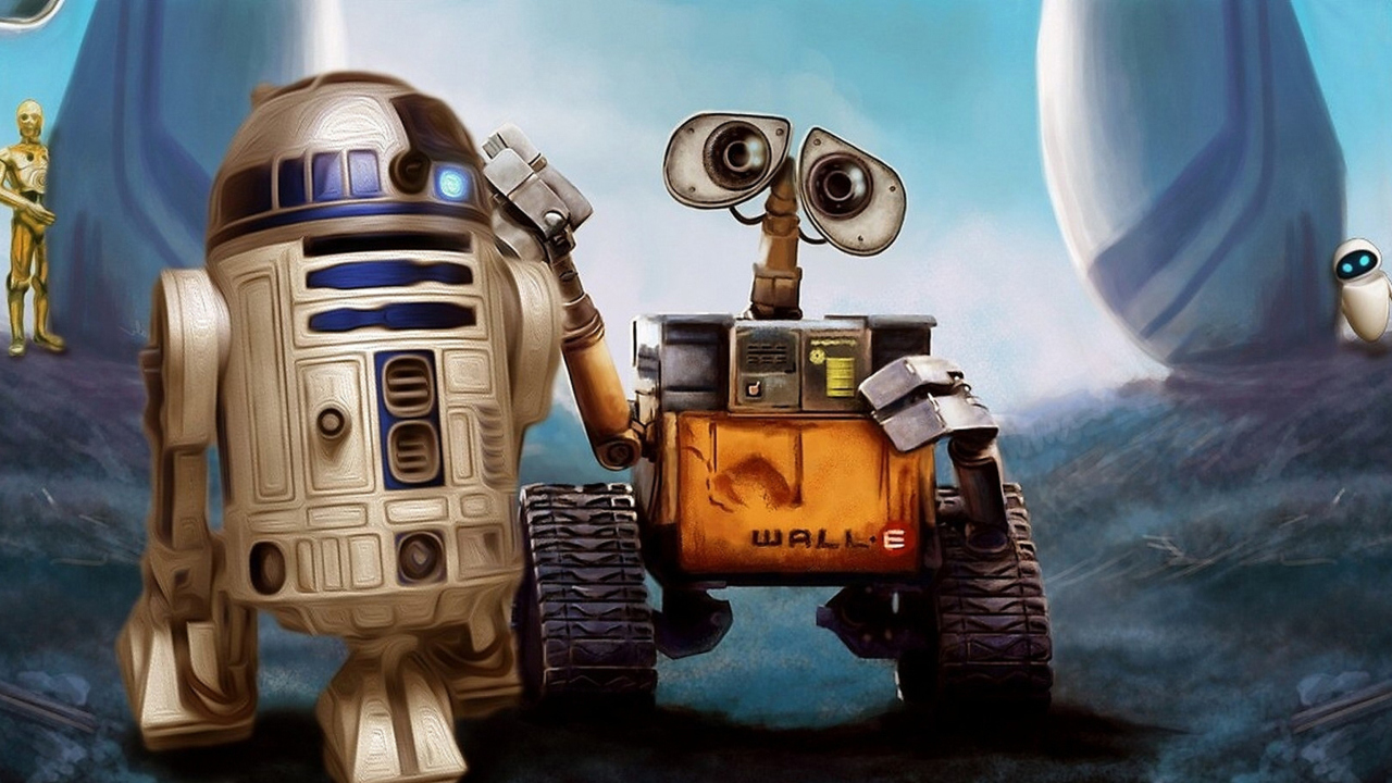 Cute Wall-E wallpaper 1280x720