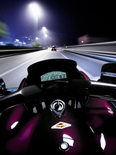 Fondo de pantalla Motorcycle speedway 240x320