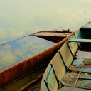 Das Fishing Boats Wallpaper 128x128