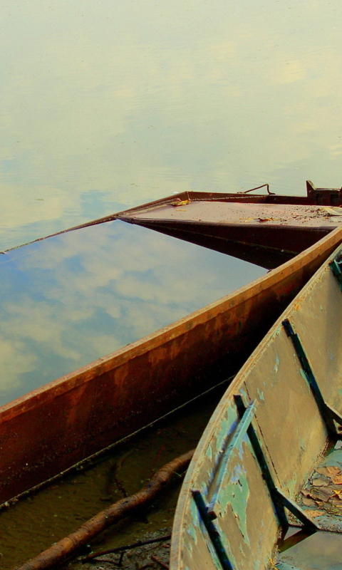 Das Fishing Boats Wallpaper 480x800