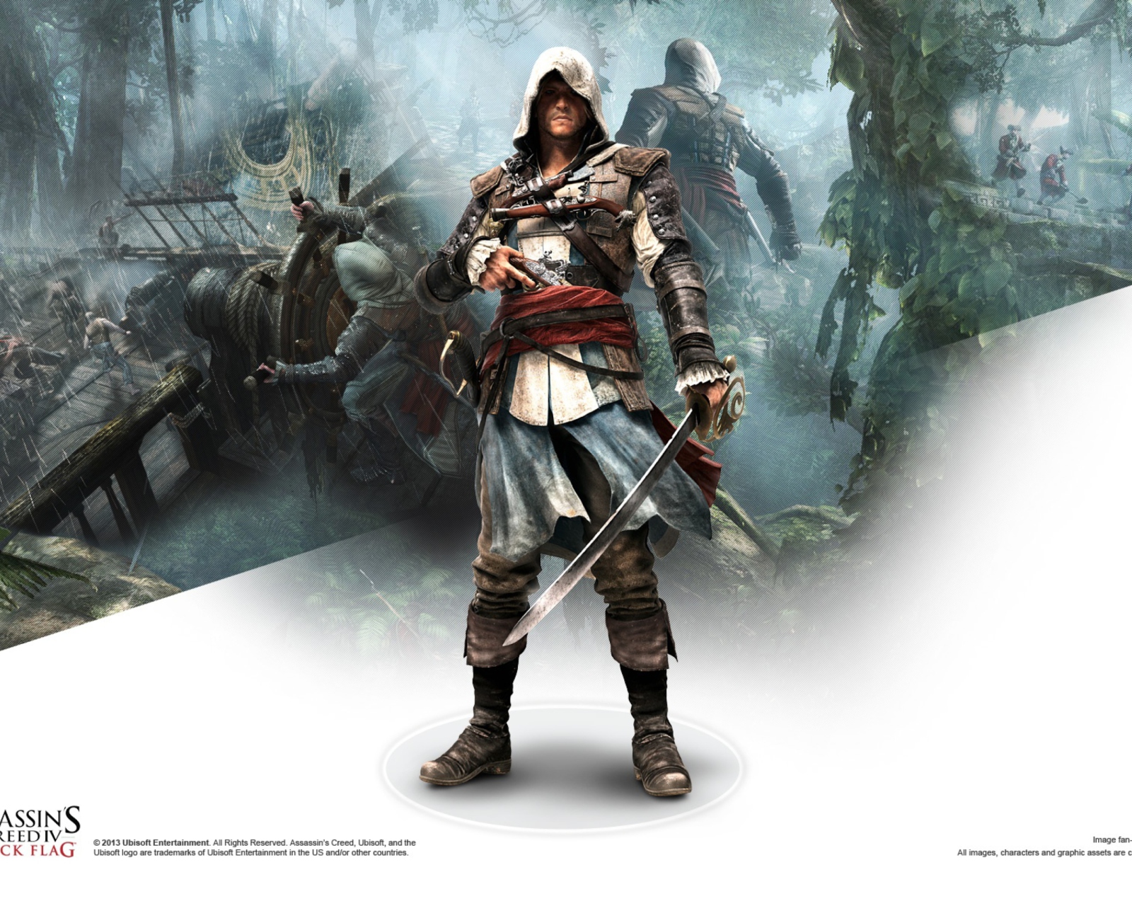 Screenshot №1 pro téma Assassins Creed Black Flag Game 1600x1280