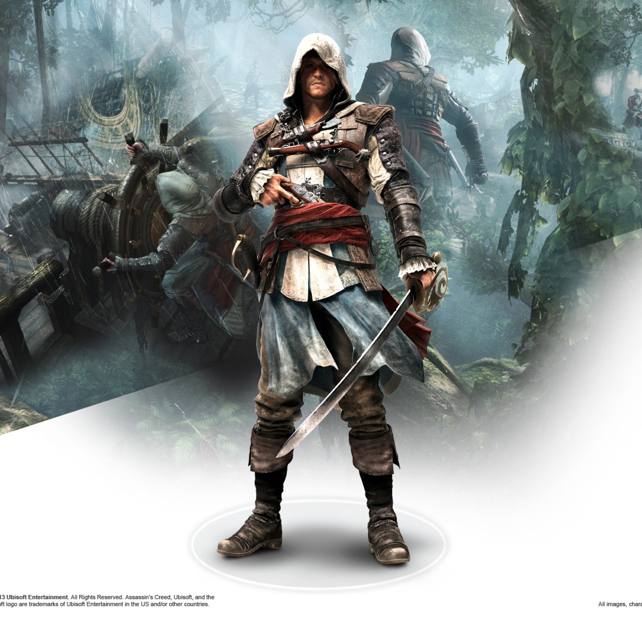 Sfondi Assassins Creed Black Flag Game 2048x2048