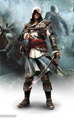 Fondo de pantalla Assassins Creed Black Flag Game 240x400