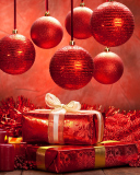 Red Christmas wallpaper 128x160