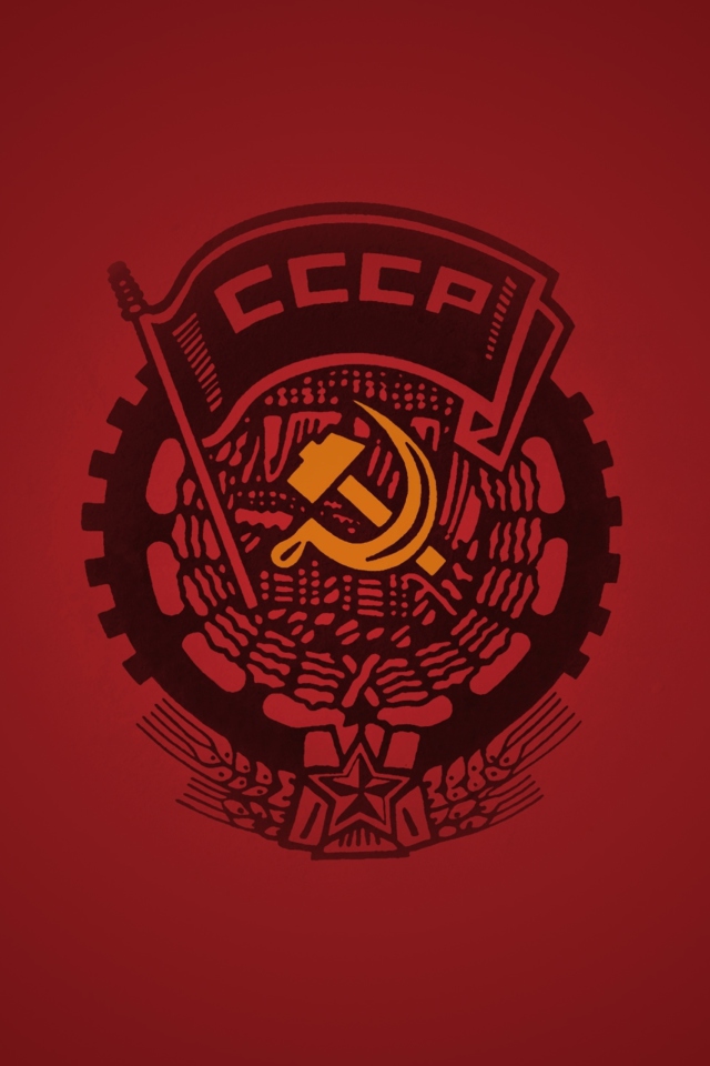 Fondo de pantalla Ussr Logo 640x960