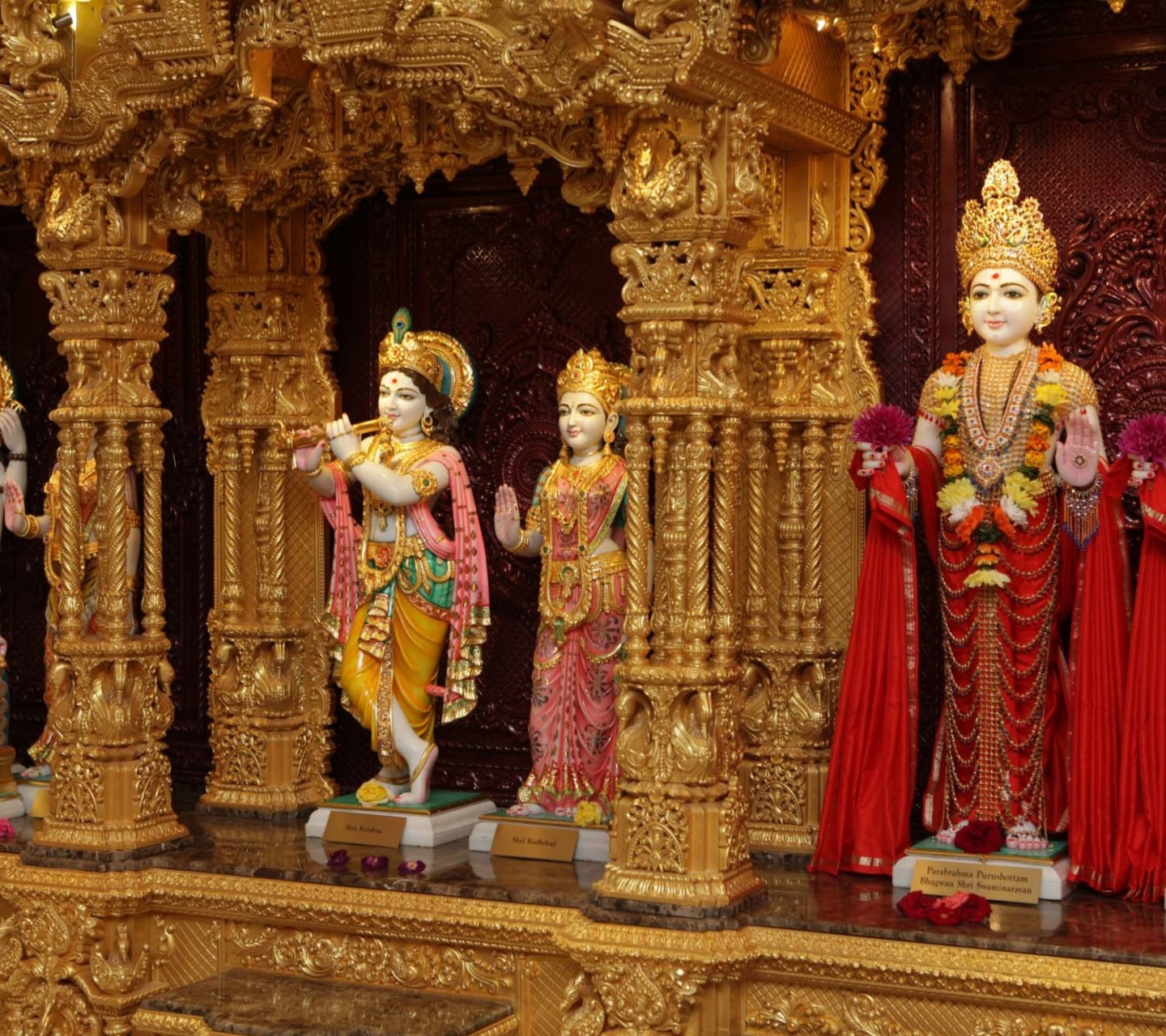 Обои Inside a Hindu Temple 1440x1280