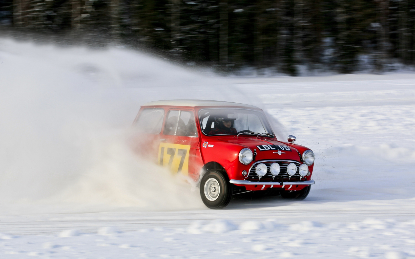 Fondo de pantalla Winter Autosport 1680x1050