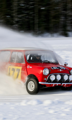 Sfondi Winter Autosport 240x400