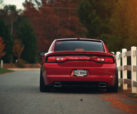 Fondo de pantalla Dodge Charger RT 5 7L 480x400