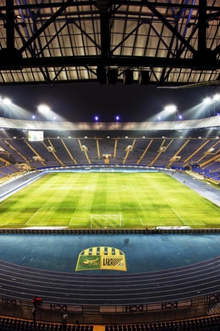 Das Metalist Stadium From Ukraine For Euro 2012 Wallpaper 320x480