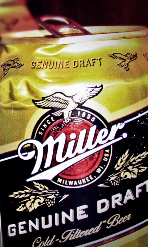 Das Miller Beer Wallpaper 480x800