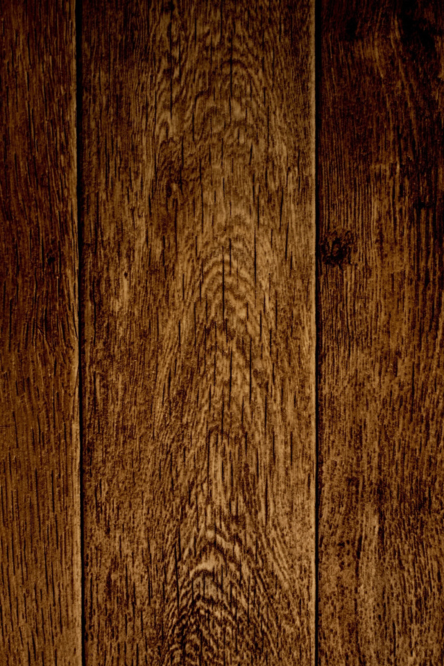 Das Wooden Dark Brown Wallpaper 640x960