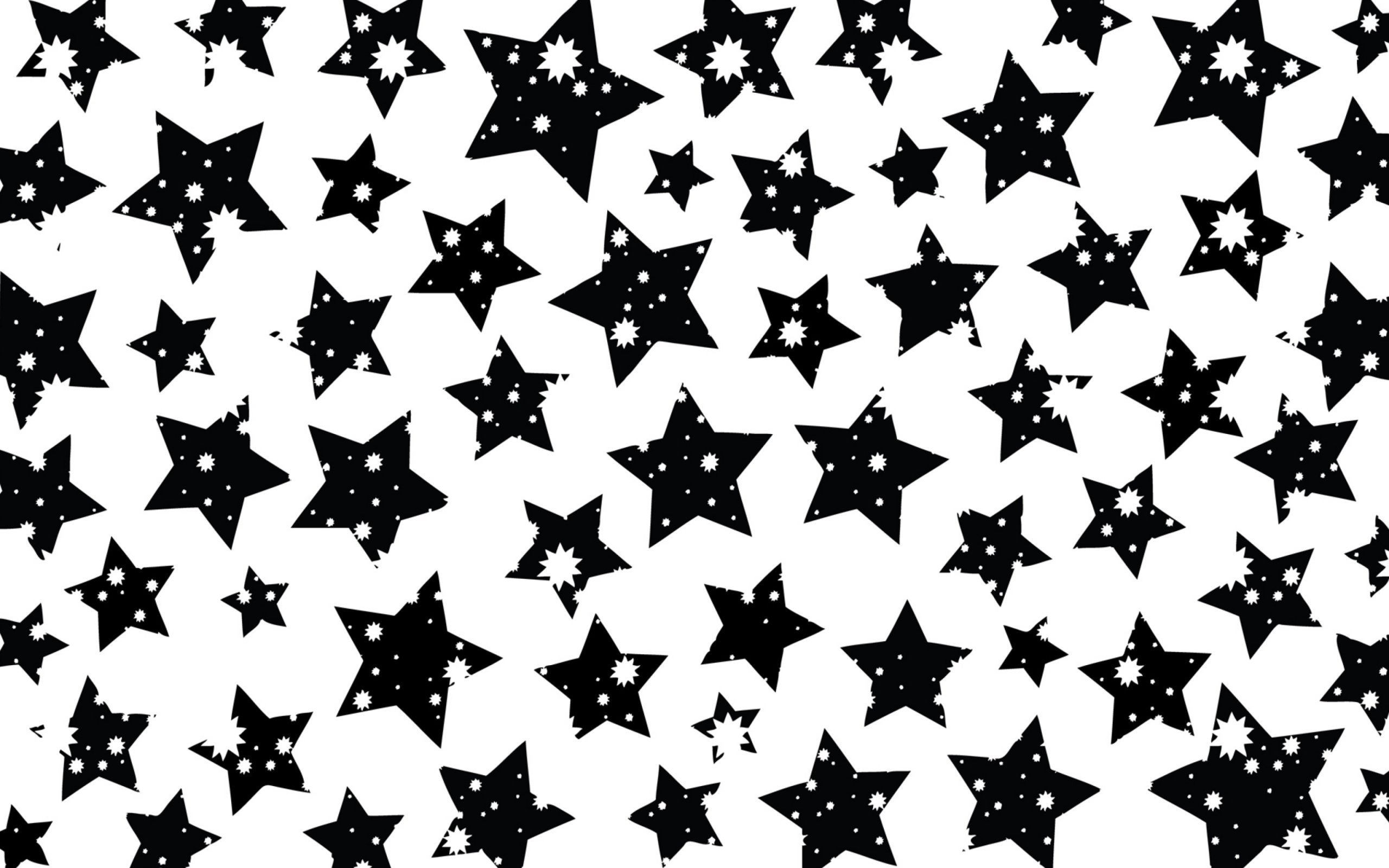 Fondo de pantalla Black And White Stars 2560x1600