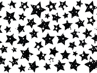 Fondo de pantalla Black And White Stars 320x240